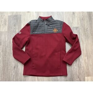 Colosseum Iowa State University Cyclones Quarter Zip Medium Weight Jacket Size S
